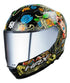 CASCO FORCE VALKYERI AZUL GRIS BRILLANTE